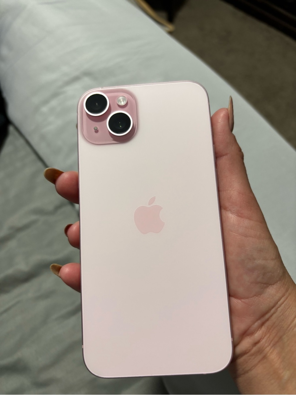Apple Pink iPhone with Dual Camera